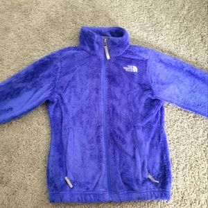 North Face zip up sweatshirt